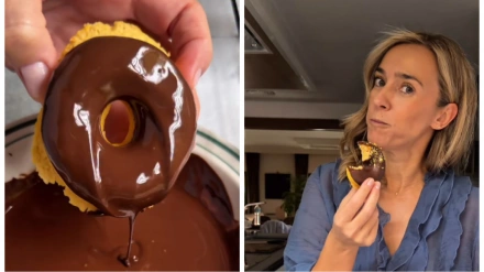 Donuts de calabaza... ¡sin azúcar!