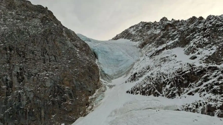 Zona de la avalancha cerca de la Cima Vertana.