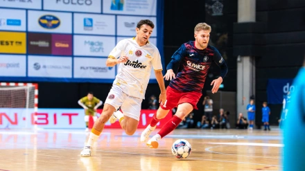 Gon Castejón, durante el tercer partido en Polonia