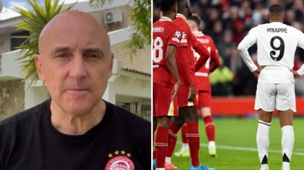 Maldini y los jugadores del Real Madrid y Liverpool