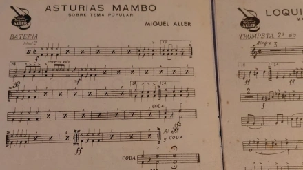 Partitura de 'Asturias mambo'