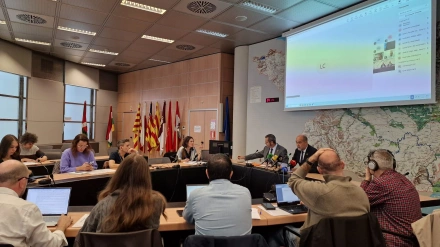 Un instant de la presentació dels documents inicials del Pla Hidrològic de l'Ebre 2028-2033