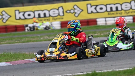 Momento de Pablo Segura durante la carrera