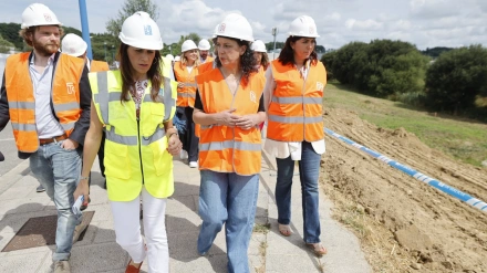 Allegue en Lugo obras edificio