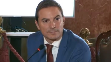 Juan Lobato durante su declaración en el juicio contra el fiscal general del Estado