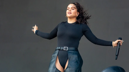 Rosalía, en un concierto en Texas