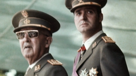 Juan Carlos I y Franco