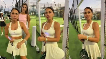 La mujer de Messi habla con el influencer de los relojes que le preguntó por el suyo.