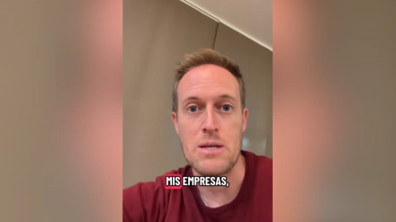 David Canales, autónomo, en el vídeo