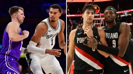 Doncic anotó 35 puntos en el triunfo de los Lakers y Portland tumbó a Oklahoma