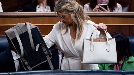Yolanda Díaz, vicepresidenta segunda del Gobierno y ministra de Trabajo, en el Congreso de los Diputados