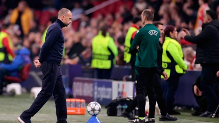 John Heitinga, en el partido de Champions entre Ajax y Galatasaray