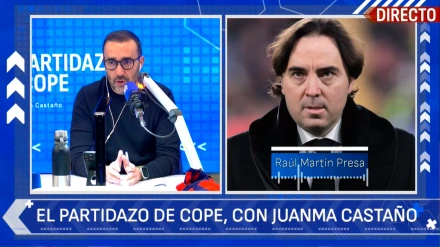 Juanma Castaño entrevista a Martín Presa, presidente del Rayo Vallecano, en El Partidazo de COPE