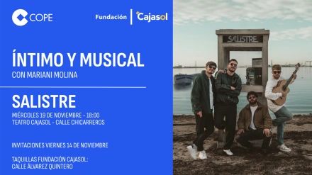 Cartel oficial del ciclo 'Íntimo y Musical' con Salistre