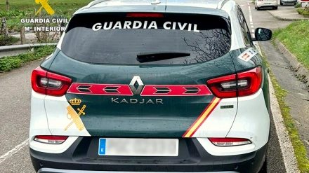 Patrulla de la Guardia Civil en labores de seguridad ciudadana.