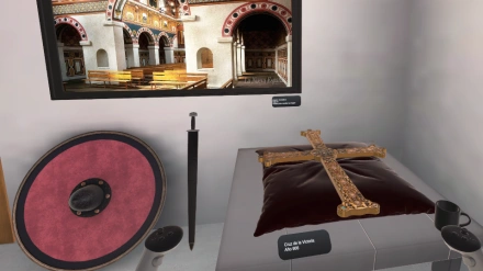 Realidad aumentada en Centro del Prerrománico Asturiano