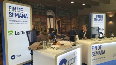 Cristina L. Schlichting de 'Fin de Semana' entrevista a José Luis Pérez Pastor, consejero de Cultura, Turismo, Deporte y Juventud del Gobierno de La Rioja