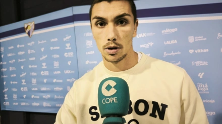 Adri Fuentes, en La Rosaleda