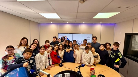 Alumnos del CEIP Eduardo Lucena