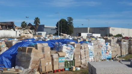 Productos en descampado de Algemesí