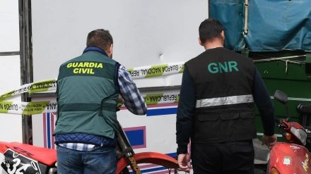Imagen de la operación entre Guardia Civil y GNR