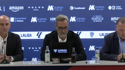 Presentación de Bolo en el Huesca