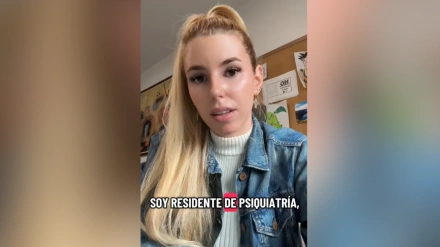 Luna Palma, psiquiatra, en el vídeo
