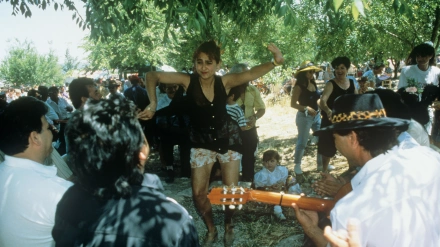 A6WPGW Gyspy festival, Cabra,  Cordoba Spain, Festival de los Gitanos.. Image shot 06/2002. Exact date unknown.