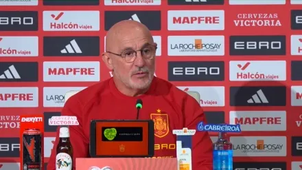 Luis de la Fuente, en rueda de prensa