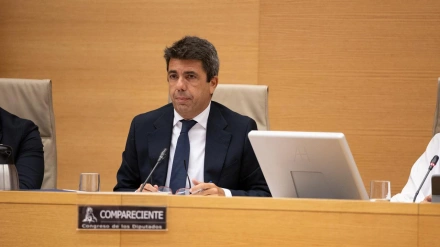 Carlos Mazón durante la Comisión de Investigación de la dana | Congreso.es