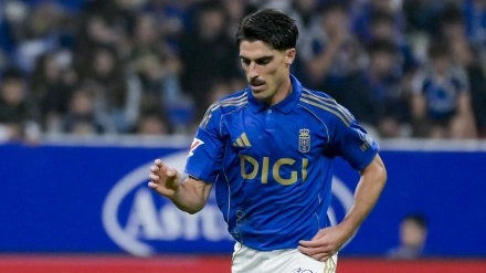 Nachp Vidal, jugador del Real Oviedo