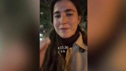 Alicia, farmacéutica, en el vídeo