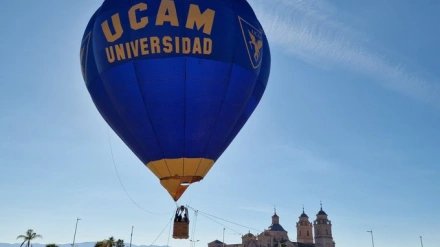 UCAM Murcia CF ha participado en la bienvenida universitaria