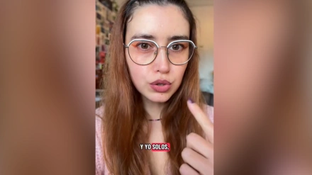 Carmen, desempleada, en el vídeo