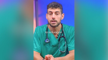 Doctor Abellán, cardiólogo, en el vídeo