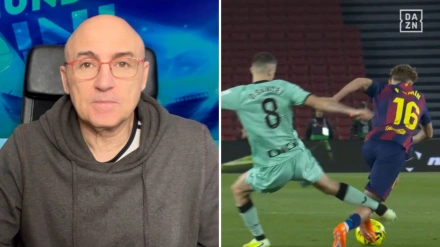 Maldini habla de la expulsión de Sancet por una patada a Fermín.