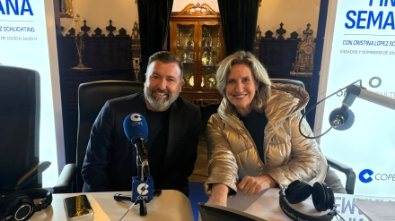 Cristina López Schlichting y Francisco Moya