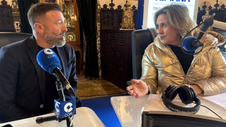 Francisco Moya, CEO de Óptima Cultura y Cristina López Schlichting