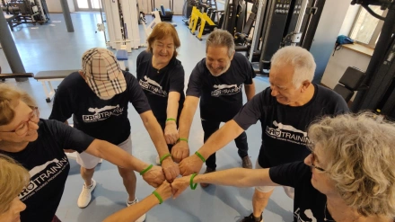 Mayores que han participado en entrenamiento de fuerza