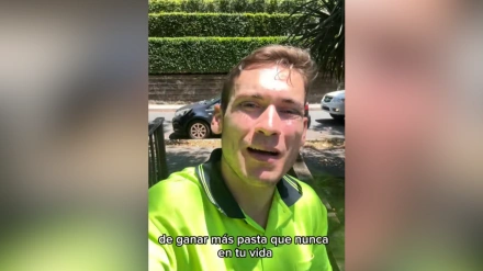 Álex Gallego, español en Australia, en el vídeo