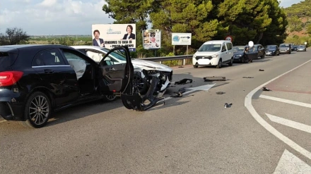 Accidente de circulación en Almenara (imagen de archivo)