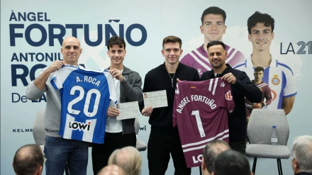 Roca y Fortuño, junto a Moisés Hurtado y Javi Márquez