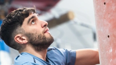 Guillermo Pelegrín, escalador ciego