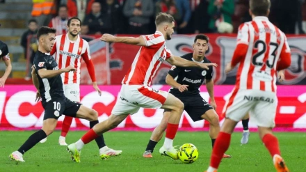 Jugadores en el Sporting - Andorra