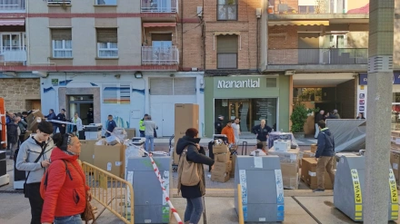 Los vecinos fueron desalojados de sus viviendas el pasado jueves