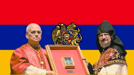 El Papa junto al Patriarca Sahak II