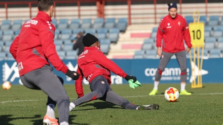 Entrenamiento de Osasuna en Tajonar