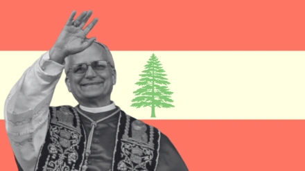 El Papa se reúne con los jóvenes ante el Patriarcado de Antioquía de los Maronitas