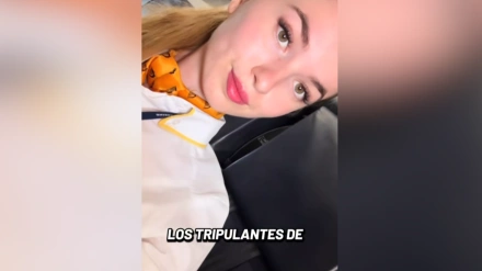 Izabela, azafata de Ryanair, en el vídeo