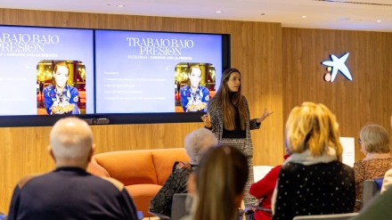 Ona Carbonell participó en una jornadas en CAIXABANK